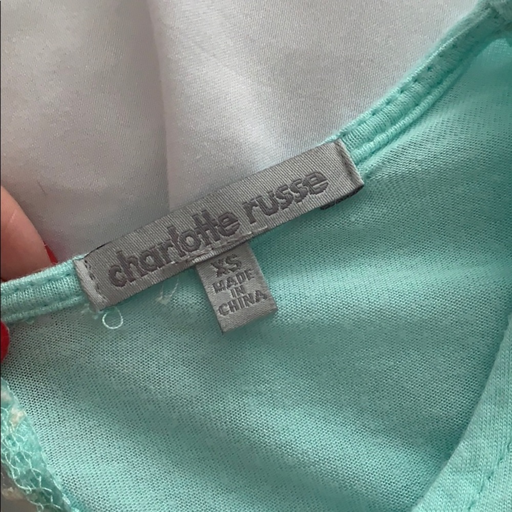 Teal Crop Top 🌸 - Picture 3 of 3